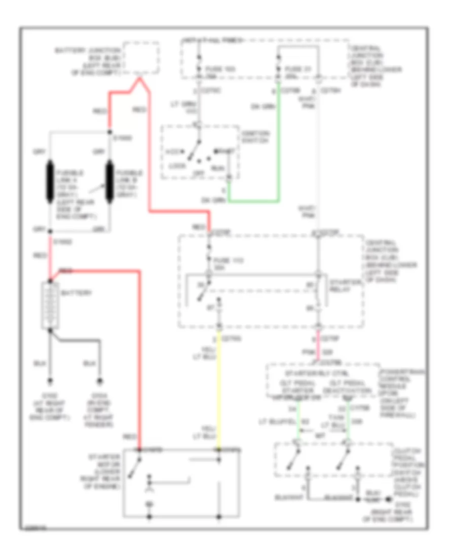 5.4L, Starting Wiring Diagram for Ford Cab  Chassis F350 Super Duty 2006