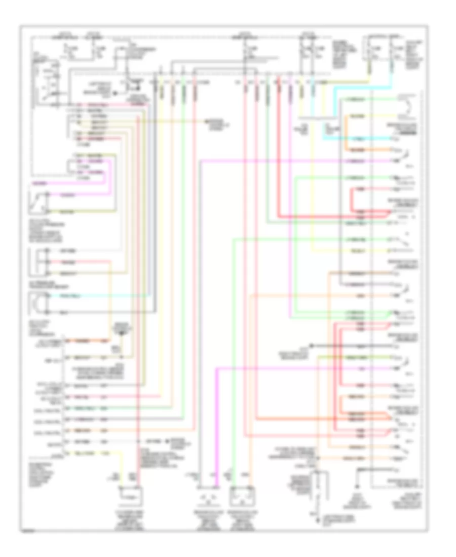 Automatic A C Wiring Diagram 2 of 2 for Ford Freestar Limited 2007