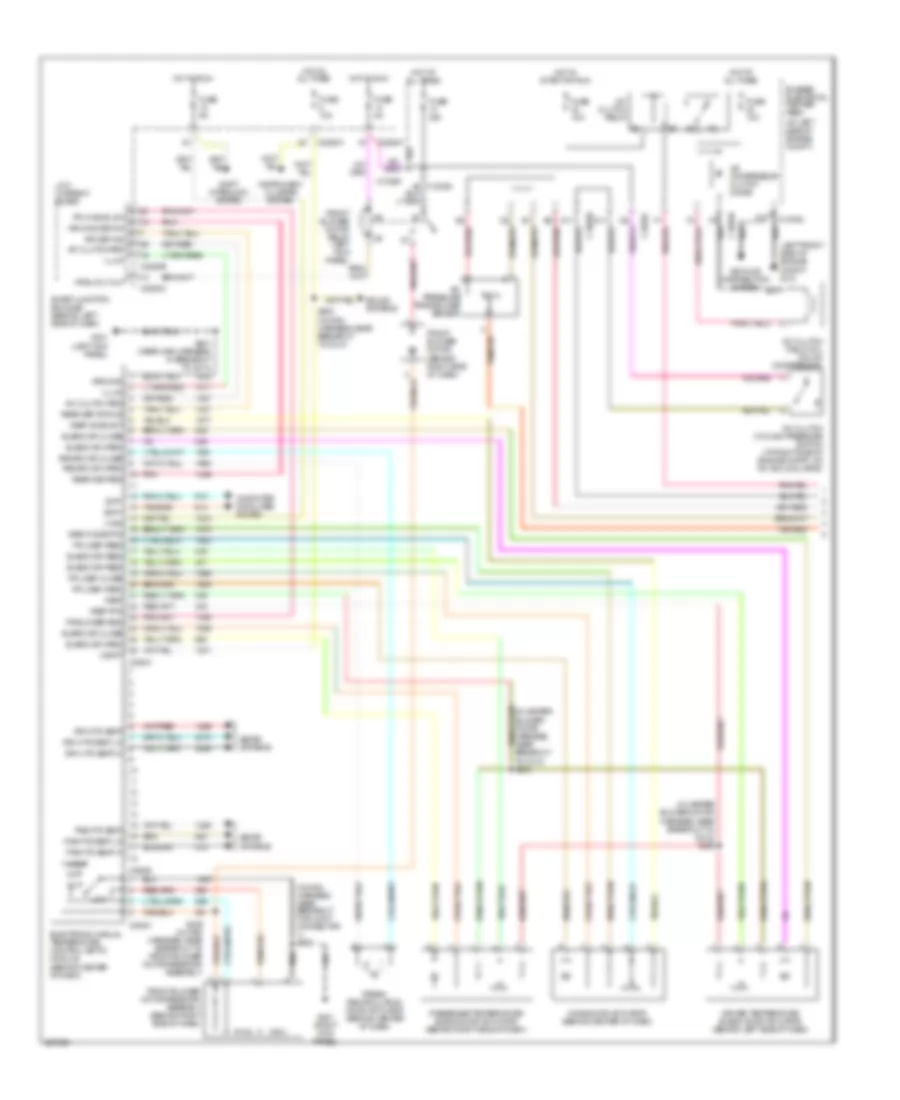 Manual A C Wiring Diagram 1 of 2 for Ford Freestar Limited 2007