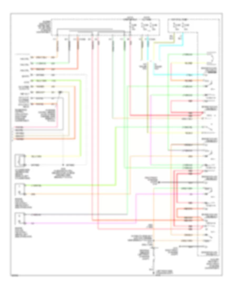 Manual AC Wiring Diagram (2 of 2) for Ford Freestar Limited 2007