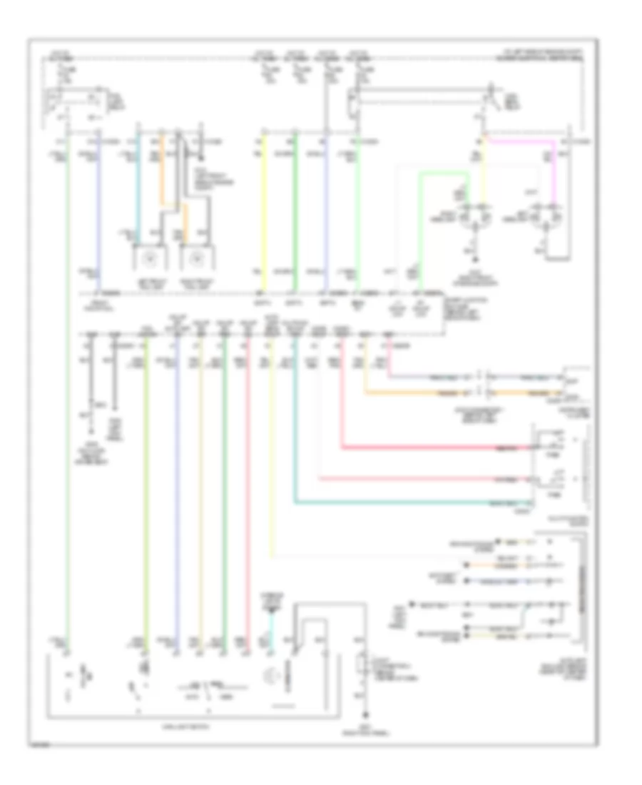 Headlights Wiring Diagram with Autolamps for Ford Freestar Limited 2007