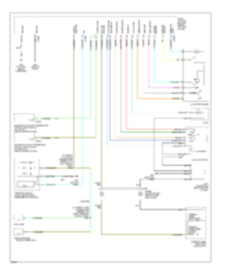 Instrument Illumination Wiring Diagram 1 of 2 for Ford Freestar Limited 2007