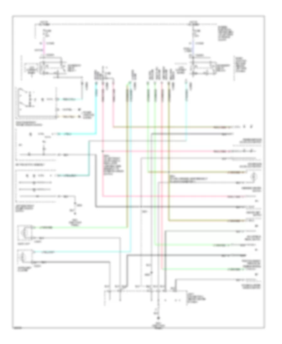 Instrument Illumination Wiring Diagram 2 of 2 for Ford Freestar Limited 2007