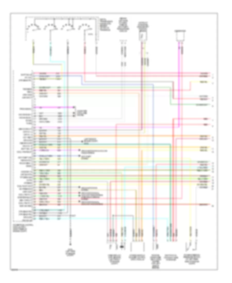 Engine Performance Wiring Diagram 1 of 4 for Ford Freestar 2006