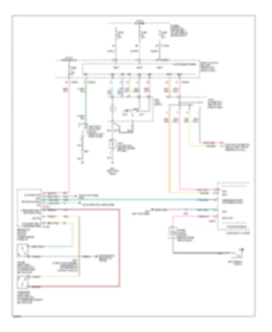 Warning Systems Wiring Diagram for Ford Freestar 2006