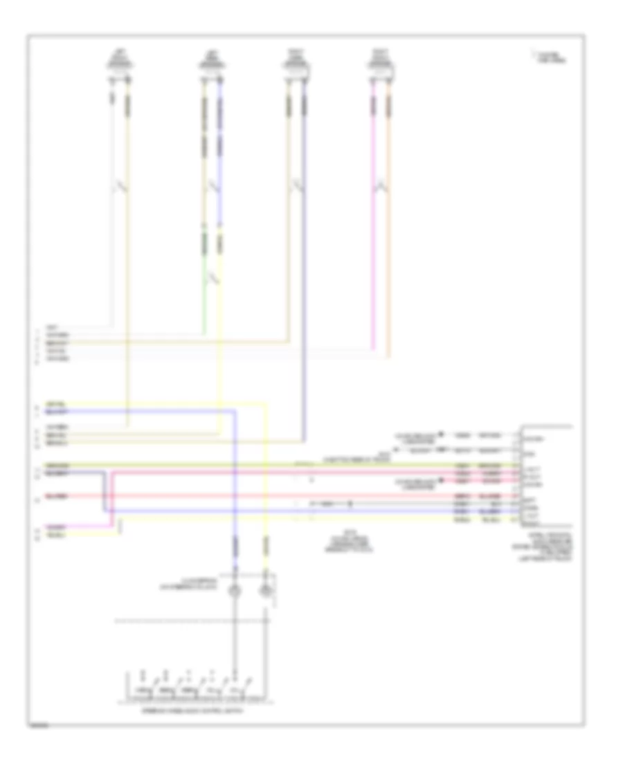 Premium Radio Wiring Diagram, without SYNC (2 of 2) for Ford Focus SES 2008
