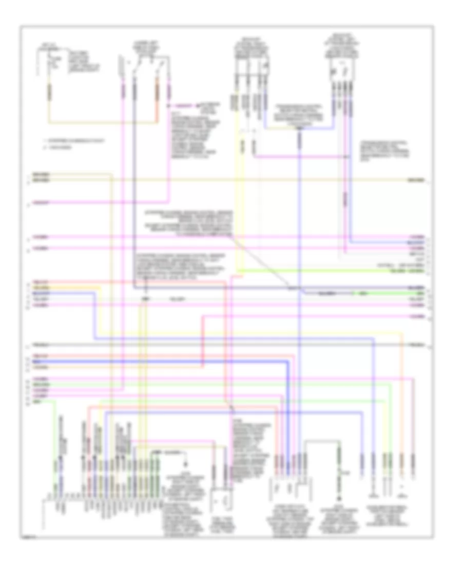 5.4L, Engine Performance Wiring Diagram, with Torqshift (2 of 5) for Ford E450 Super Duty 2010