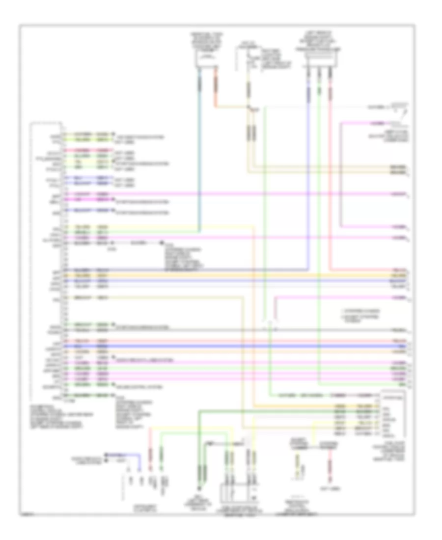 5.4L, Engine Performance Wiring Diagram, without Torqshift (1 of 5) for Ford E450 Super Duty 2010