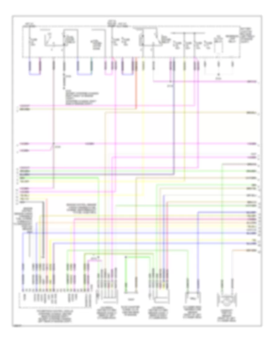 5.4L, Engine Performance Wiring Diagram, without Torqshift (4 of 5) for Ford E450 Super Duty 2010