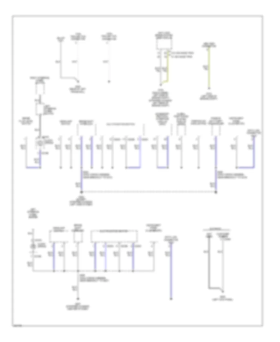 Ground Distribution Wiring Diagram 2 of 5 for Ford E450 Super Duty 2010