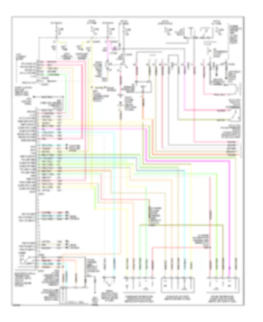 Manual AC Wiring Diagram (1 of 2) for Ford Freestar Limited 2006