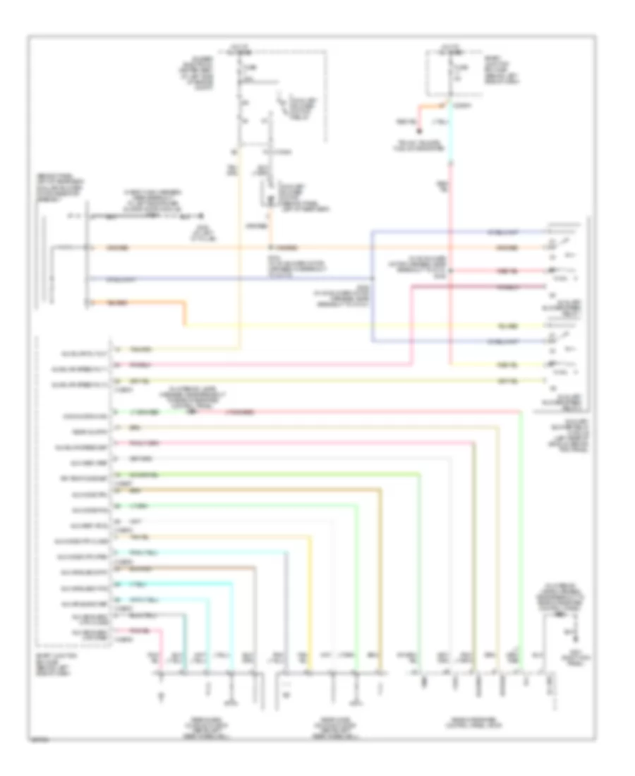 Rear A C Wiring Diagram for Ford Freestar Limited 2006