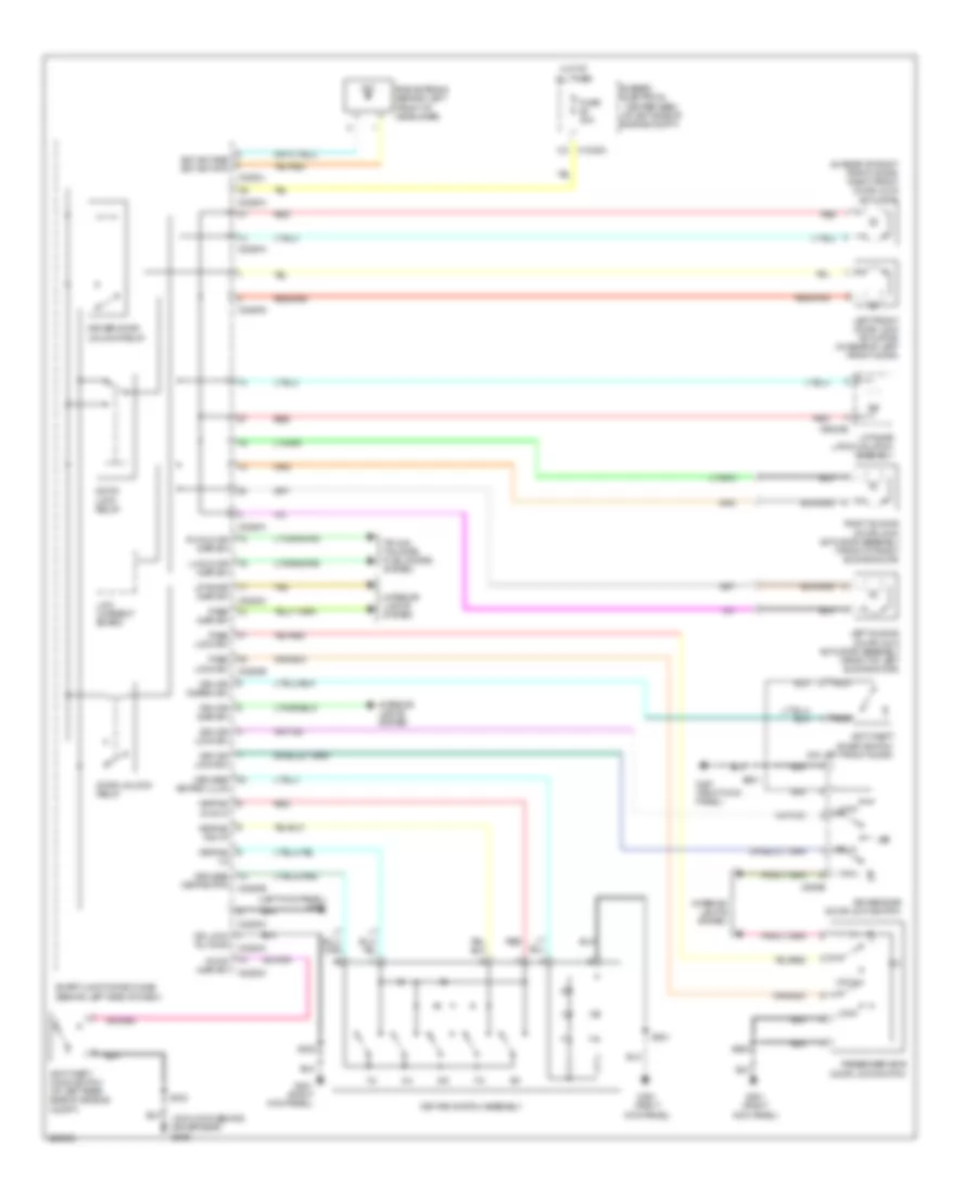 Forced Entry Wiring Diagram for Ford Freestar Limited 2006