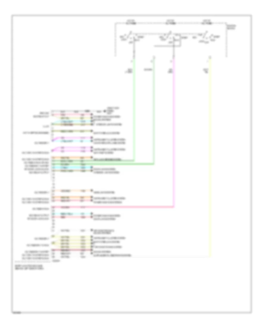 Body Control Modules Wiring Diagram 1 of 4 for Ford Freestar Limited 2006