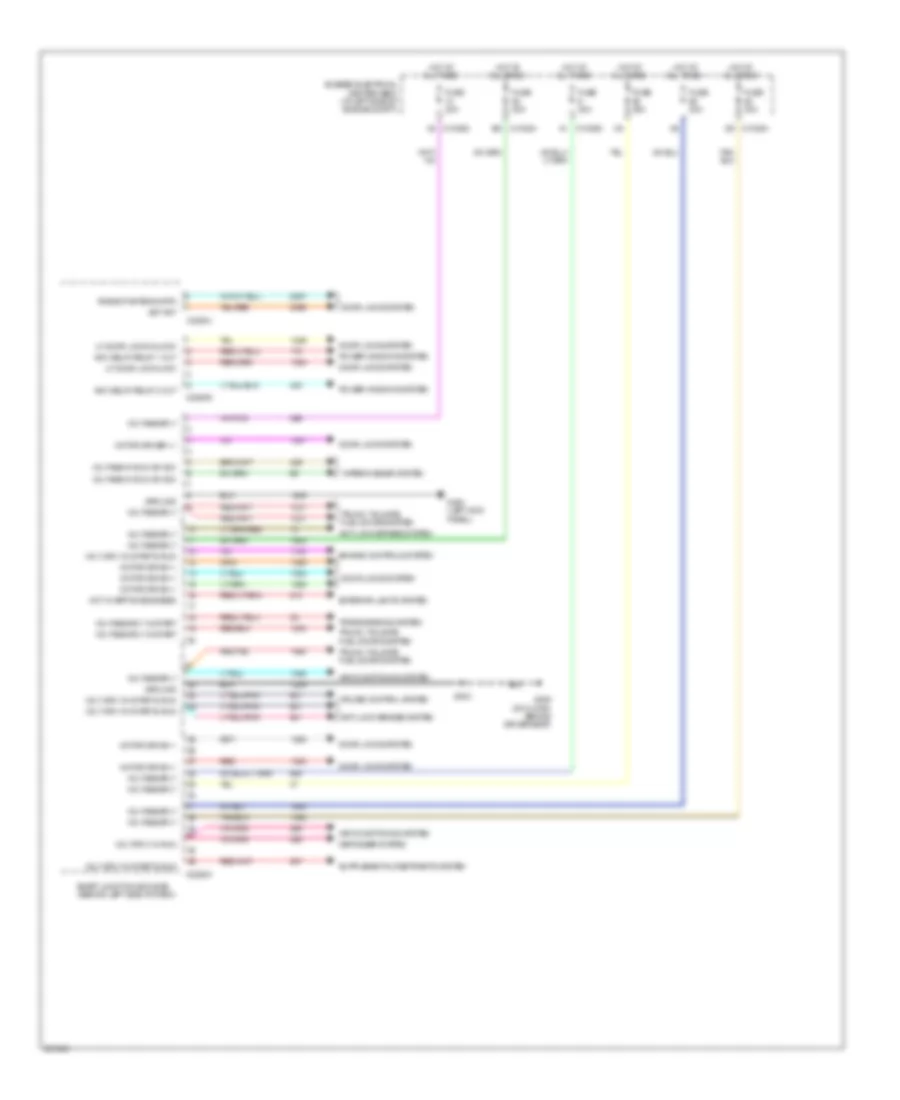 Body Control Modules Wiring Diagram 4 of 4 for Ford Freestar Limited 2006