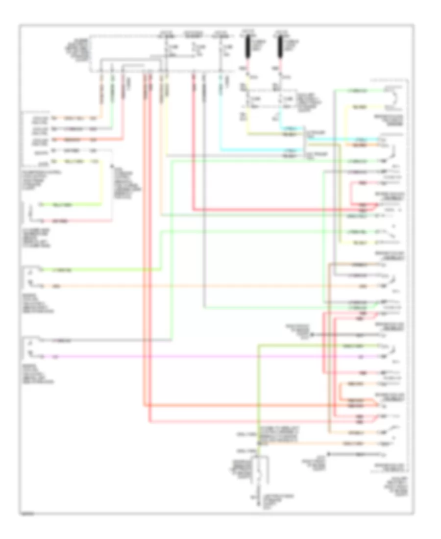 Cooling Fan Wiring Diagram for Ford Freestar Limited 2006