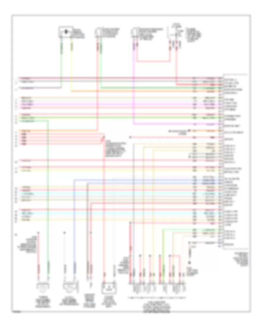 Engine Performance Wiring Diagram 4 of 4 for Ford Freestar Limited 2006