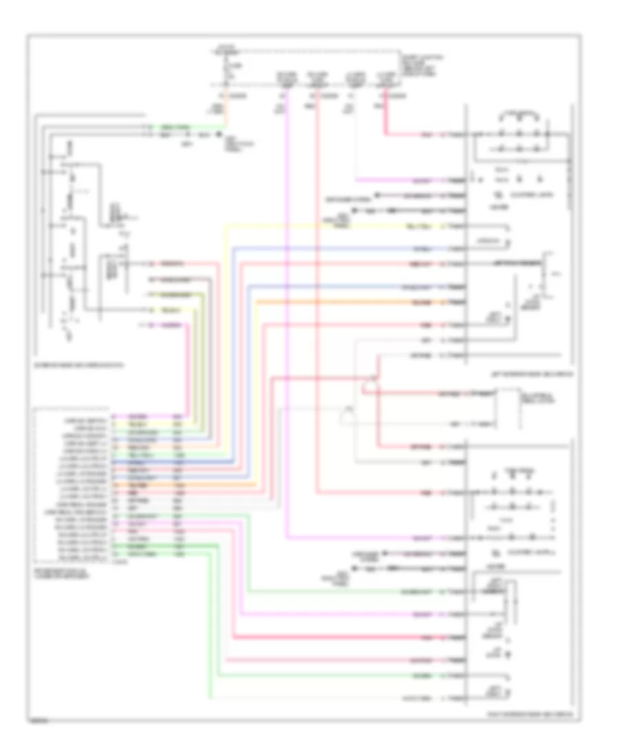 Memory Mirrors Wiring Diagram for Ford Freestar Limited 2006