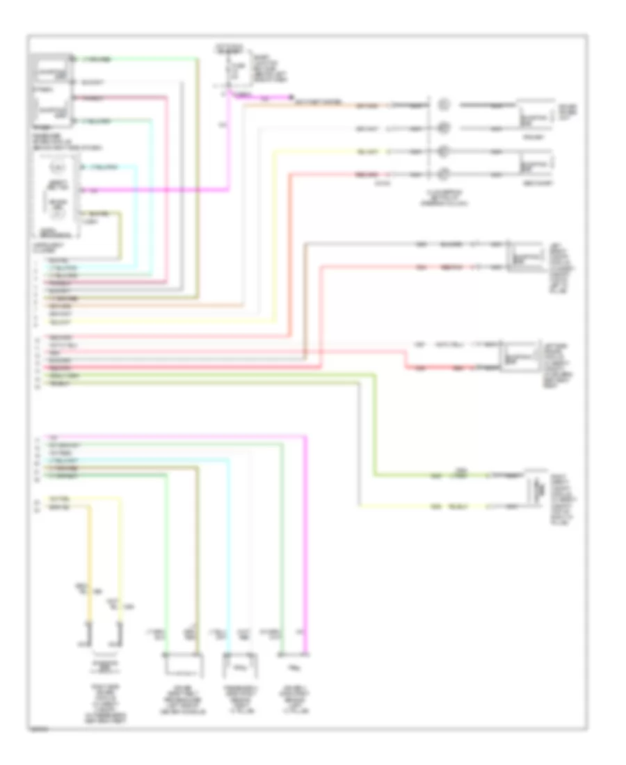 Supplemental Restraints Wiring Diagram (2 of 2) for Ford Freestar Limited 2006