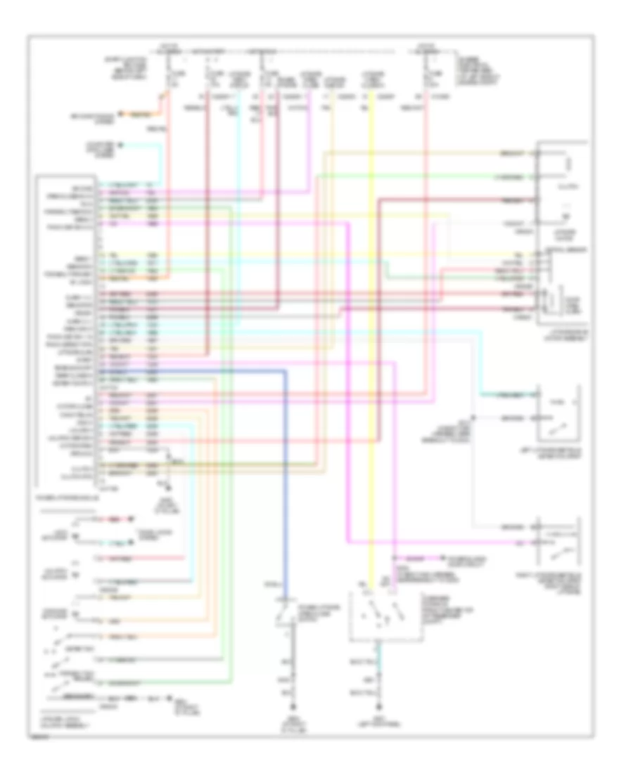 Power Liftgate Wiring Diagram for Ford Freestar Limited 2006