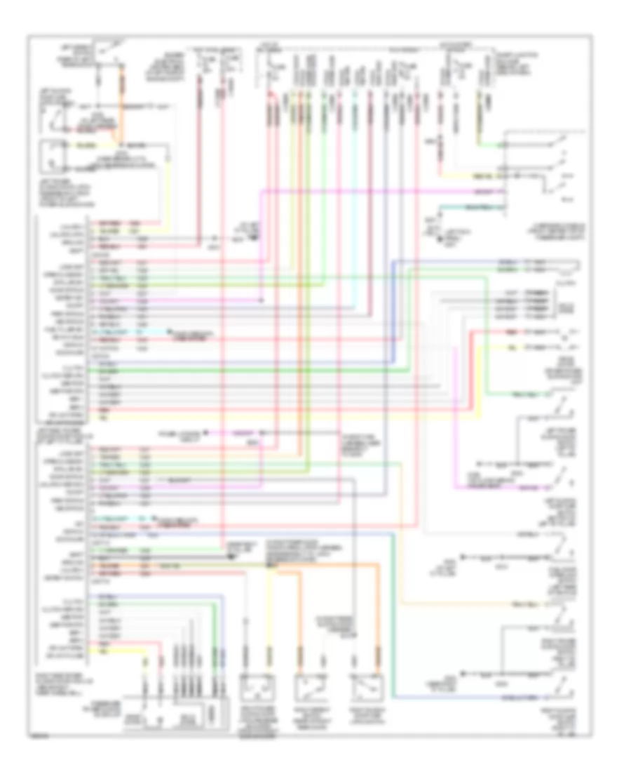 Power Sliding Door Wiring Diagram for Ford Freestar Limited 2006