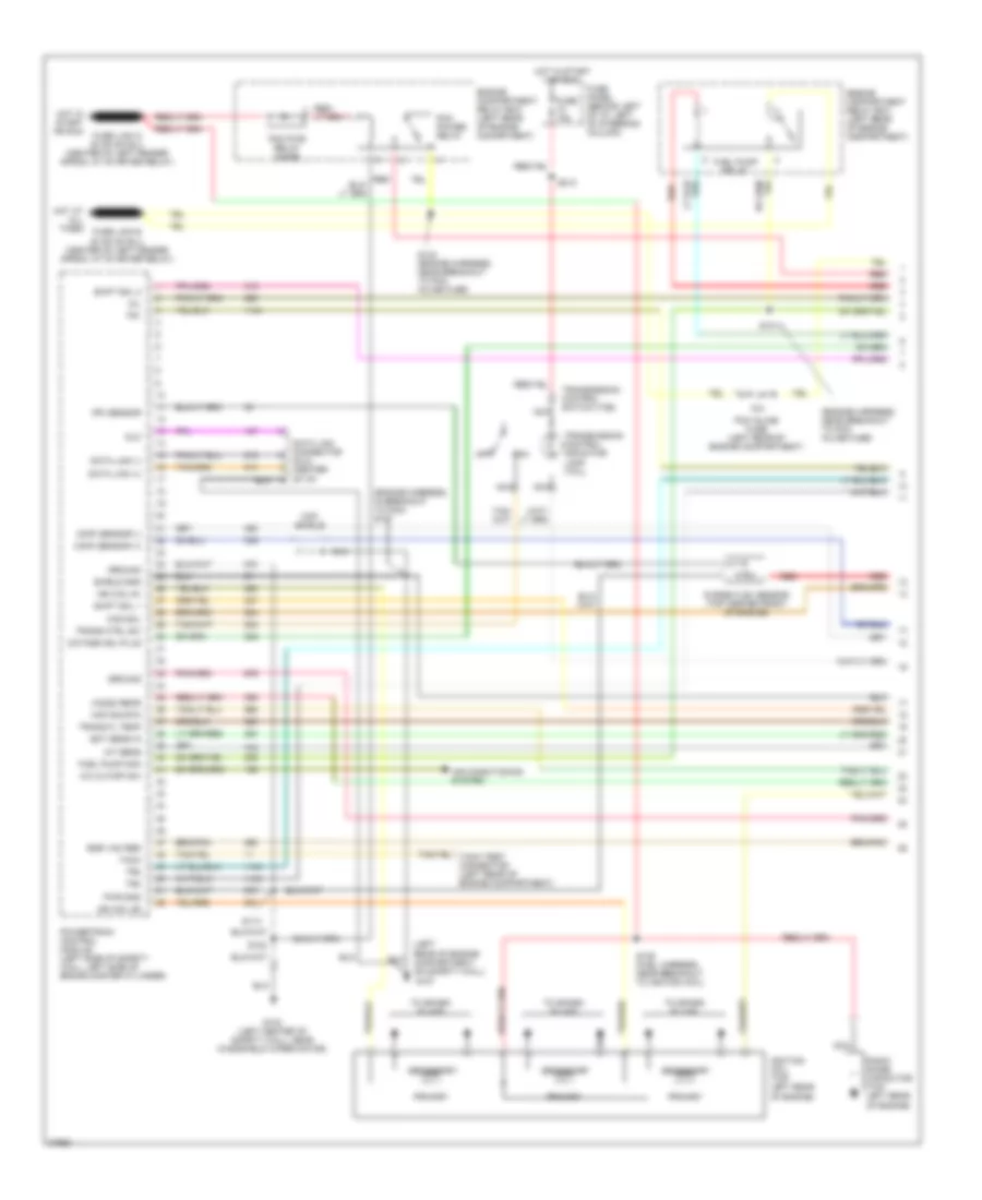 3 0L Engine Performance Wiring Diagrams 1 of 4 for Ford Aerostar 1997