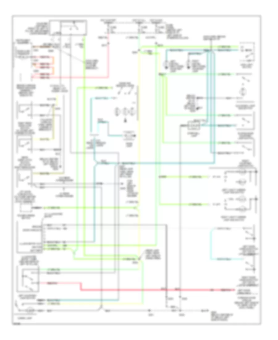 Courtesy Lamps Wiring Diagram for Ford Aerostar 1997