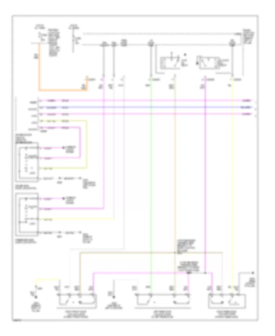Forced Entry Wiring Diagram with Memory 1 of 2 for Ford Fusion S 2008