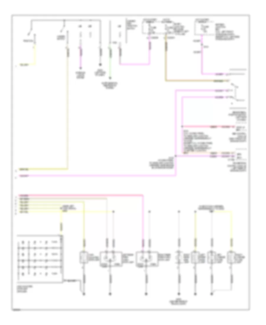 Exterior Lamps Wiring Diagram 2 of 2 for Ford Fusion S 2008