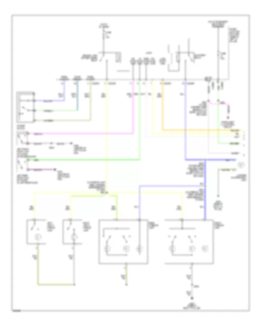 Courtesy Lamps Wiring Diagram 1 of 2 for Ford Fusion S 2008