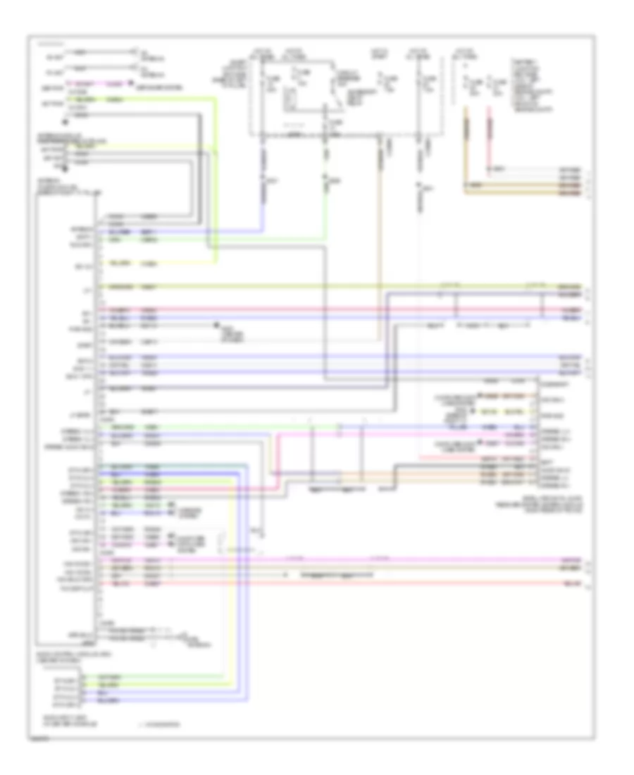 Navigation Wiring Diagram 1 of 2 for Ford Fusion S 2008