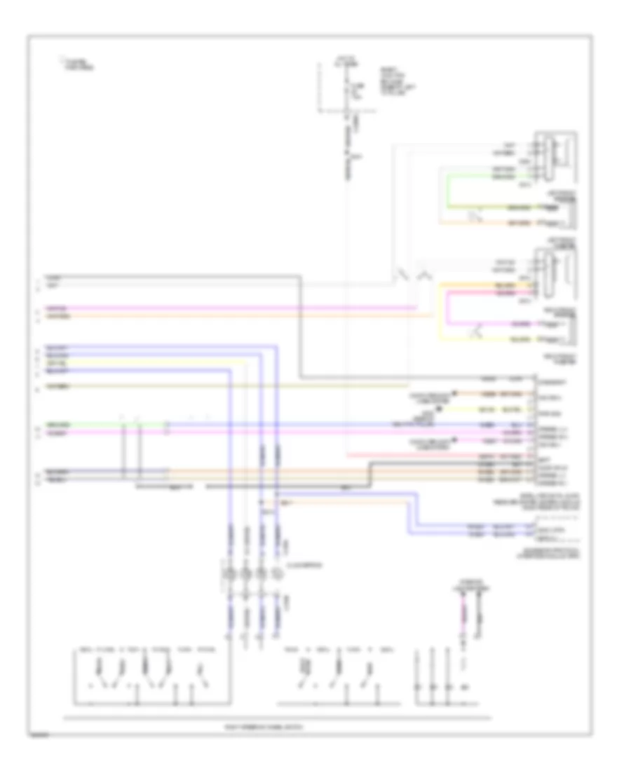 Audiophile Sound Radio Wiring Diagram, with SYNC (2 of 2) for Ford Fusion S 2008