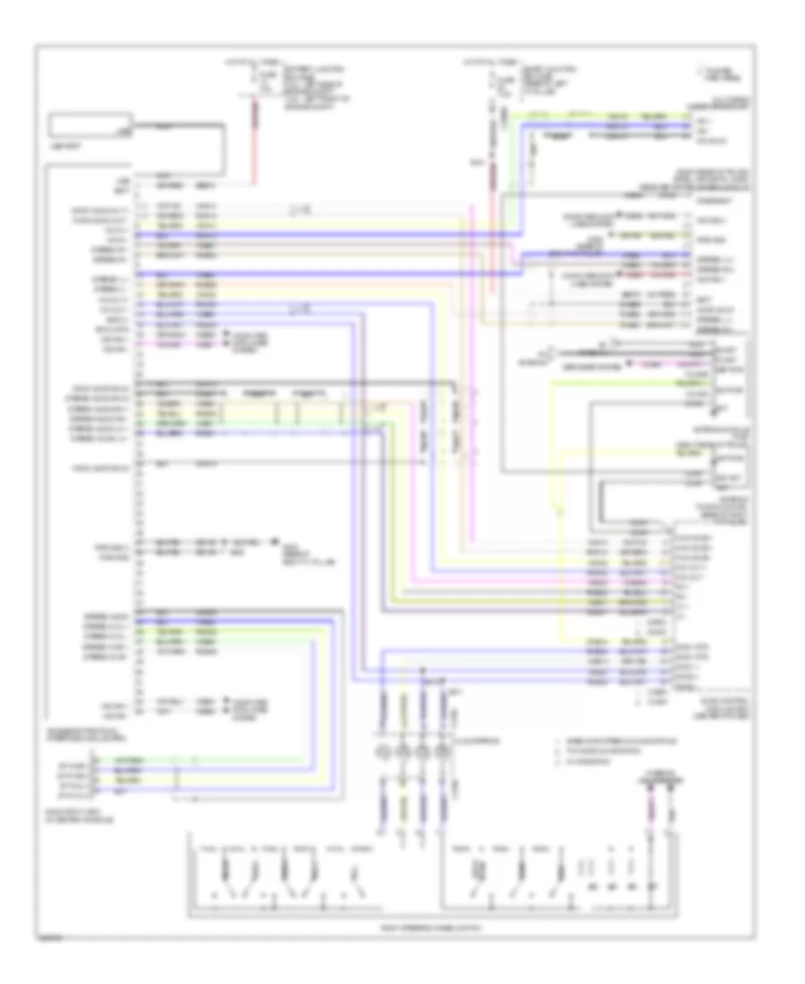 SYNC Radio Wiring Diagram for Ford Fusion S 2008