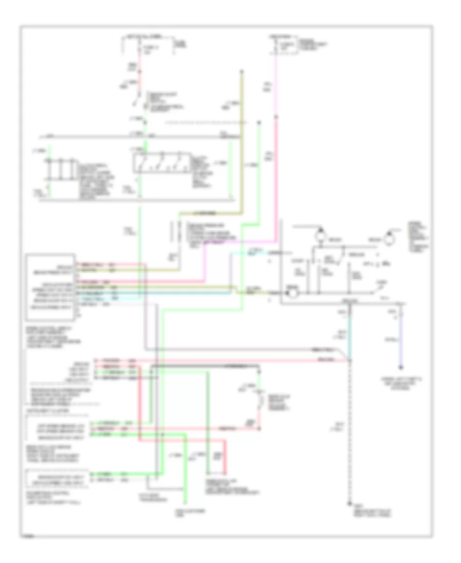 5.0L, Cruise Control Wiring Diagram for Ford Cab  Chassis F350 1995