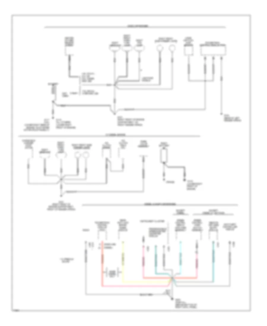 Ground Distribution Wiring Diagram 1 of 4 for Ford Cab  Chassis F350 1995