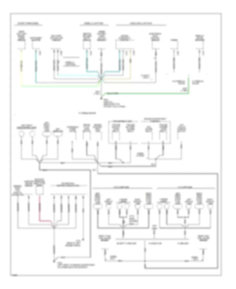 Ground Distribution Wiring Diagram 2 of 4 for Ford Cab  Chassis F350 1995