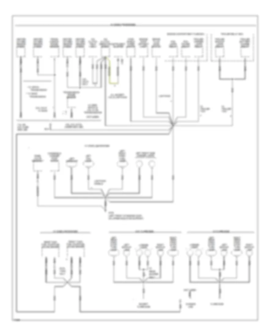 Ground Distribution Wiring Diagram 3 of 4 for Ford Cab  Chassis F350 1995