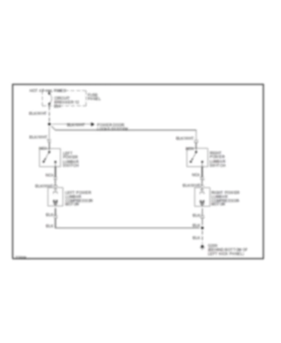 Lumbar Wiring Diagram with Captain s Chairs for Ford Cab  Chassis F350 1995