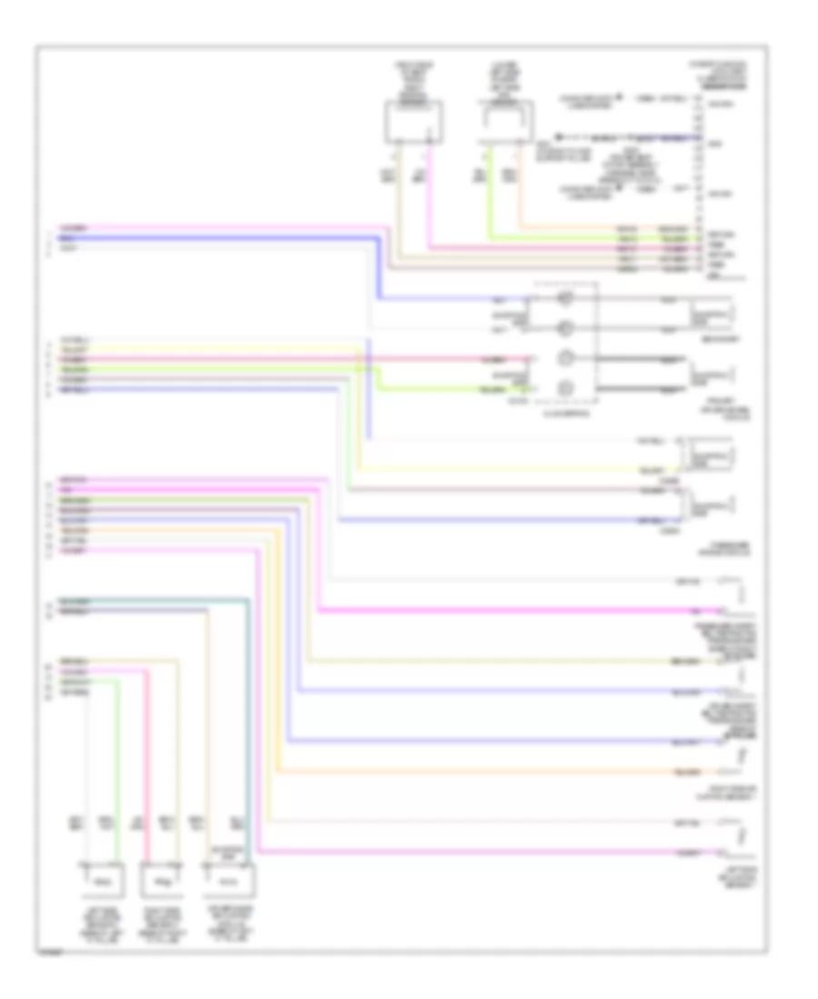 Supplemental Restraints Wiring Diagram, Early Production (2 of 2) for Ford Fusion SE 2008
