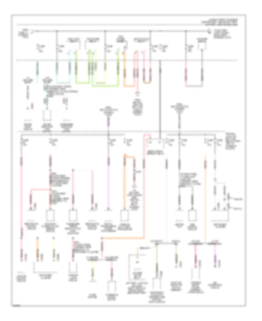 Power Distribution Wiring Diagram 2 of 5 for Ford Crown Victoria S 2005