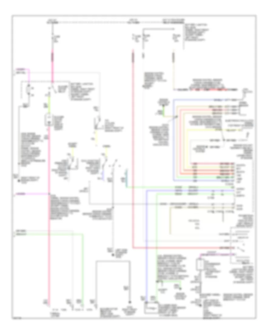Manual AC Wiring Diagram (2 of 2) for Ford Econoline E150 2010