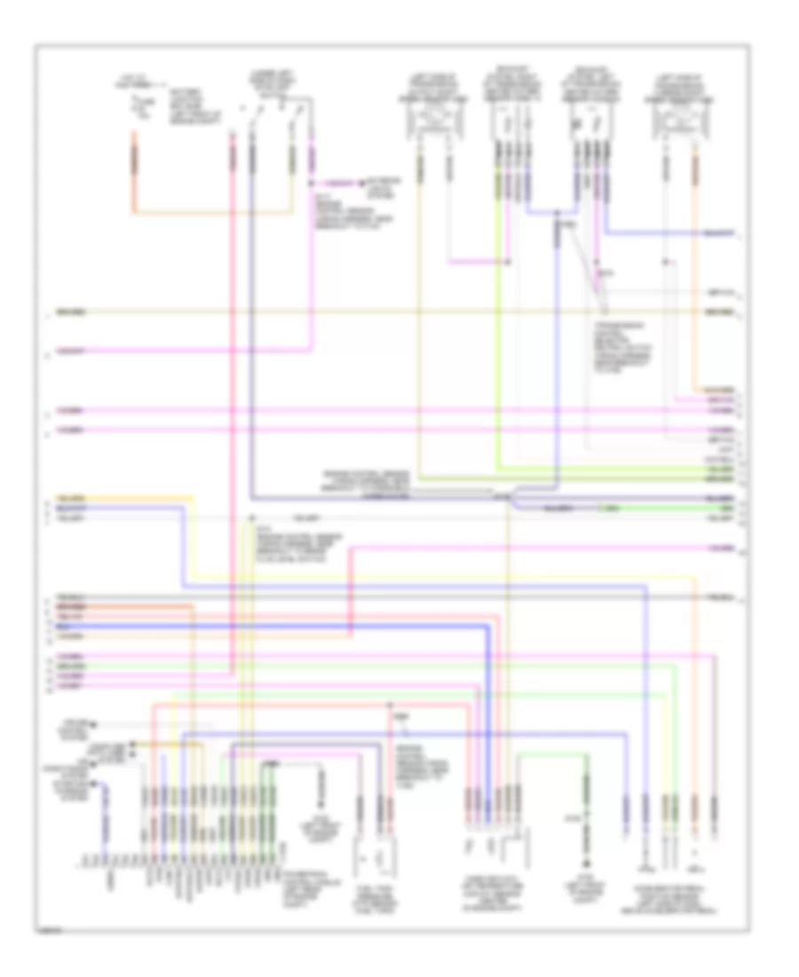 4.6L, Engine Performance Wiring Diagram (2 of 5) for Ford Econoline E150 2010