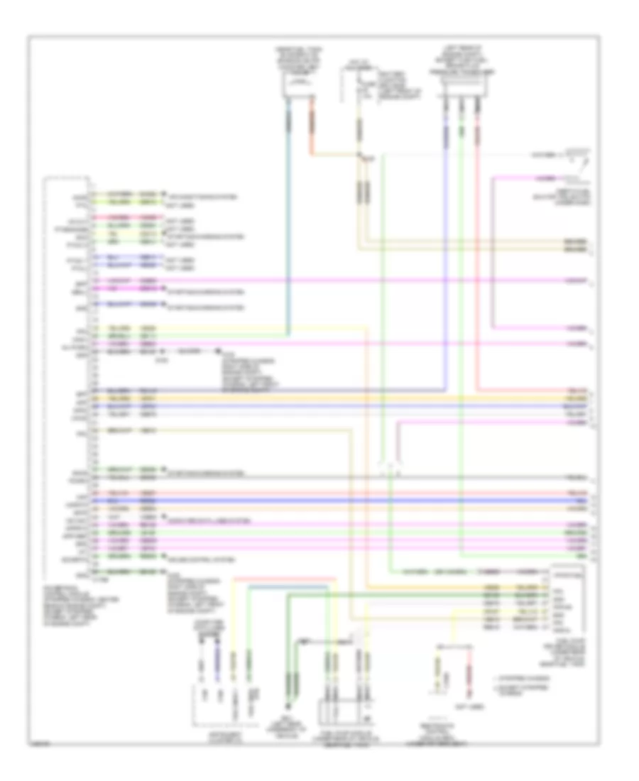 5.4L, Engine Performance Wiring Diagram, with Torqshift (1 of 5) for Ford Econoline E150 2010