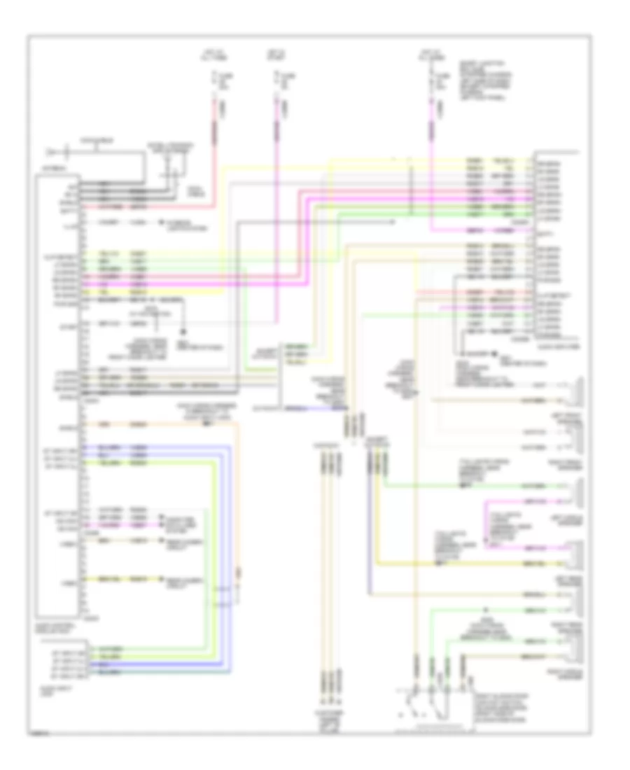 Navigation Wiring Diagram for Ford Econoline E150 2010