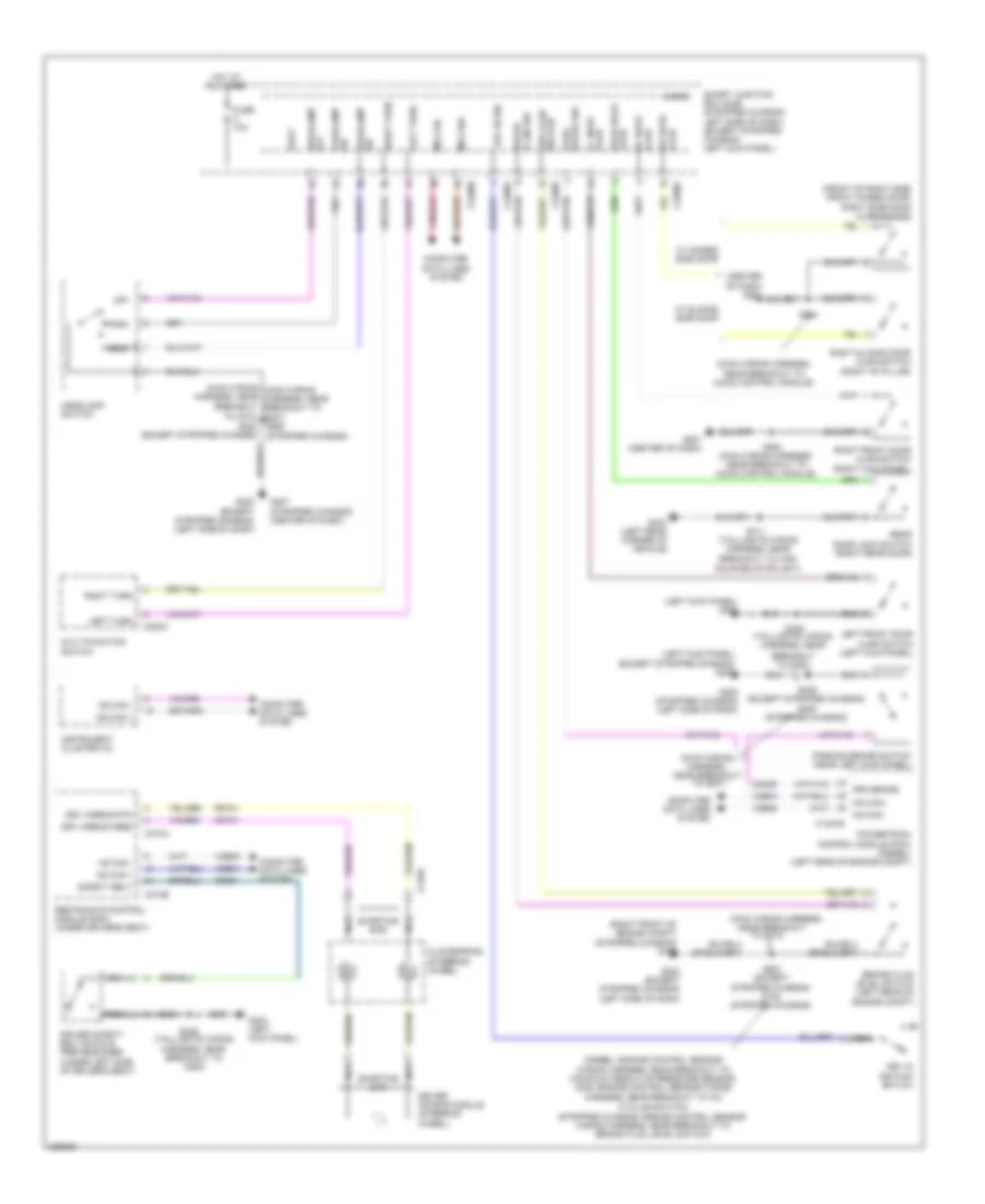 Chime Wiring Diagram for Ford Econoline E150 2010