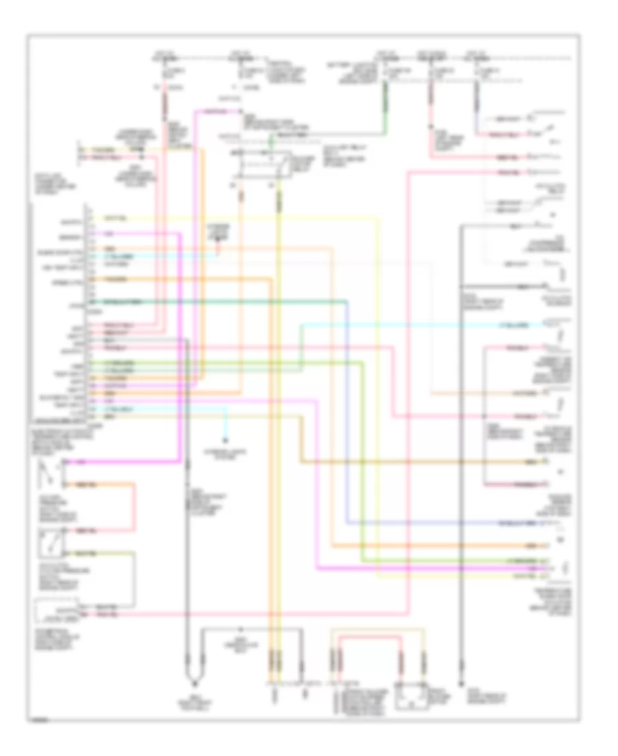 Automatic AC Wiring Diagram for Ford Pickup F350 Super Duty 2002