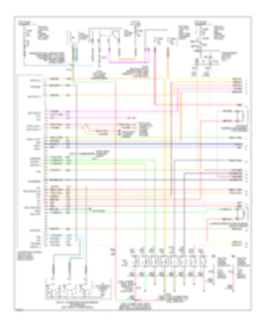 5.4L Supercharged, Engine Performance Wiring Diagrams (1 of 4) for Ford Pickup F350 Super Duty 2002