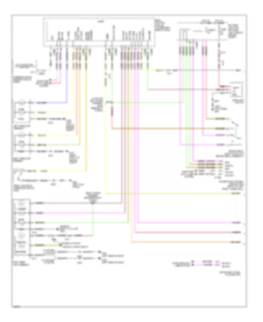 Exterior Lamps Wiring Diagram 1 of 2 for Ford C Max Energi SEL 2014