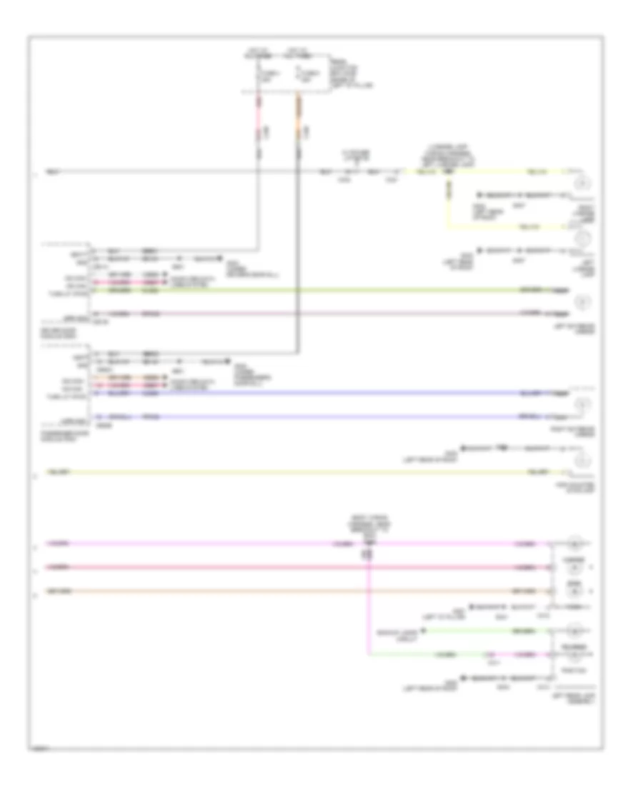 Exterior Lamps Wiring Diagram 2 of 2 for Ford C Max Energi SEL 2014