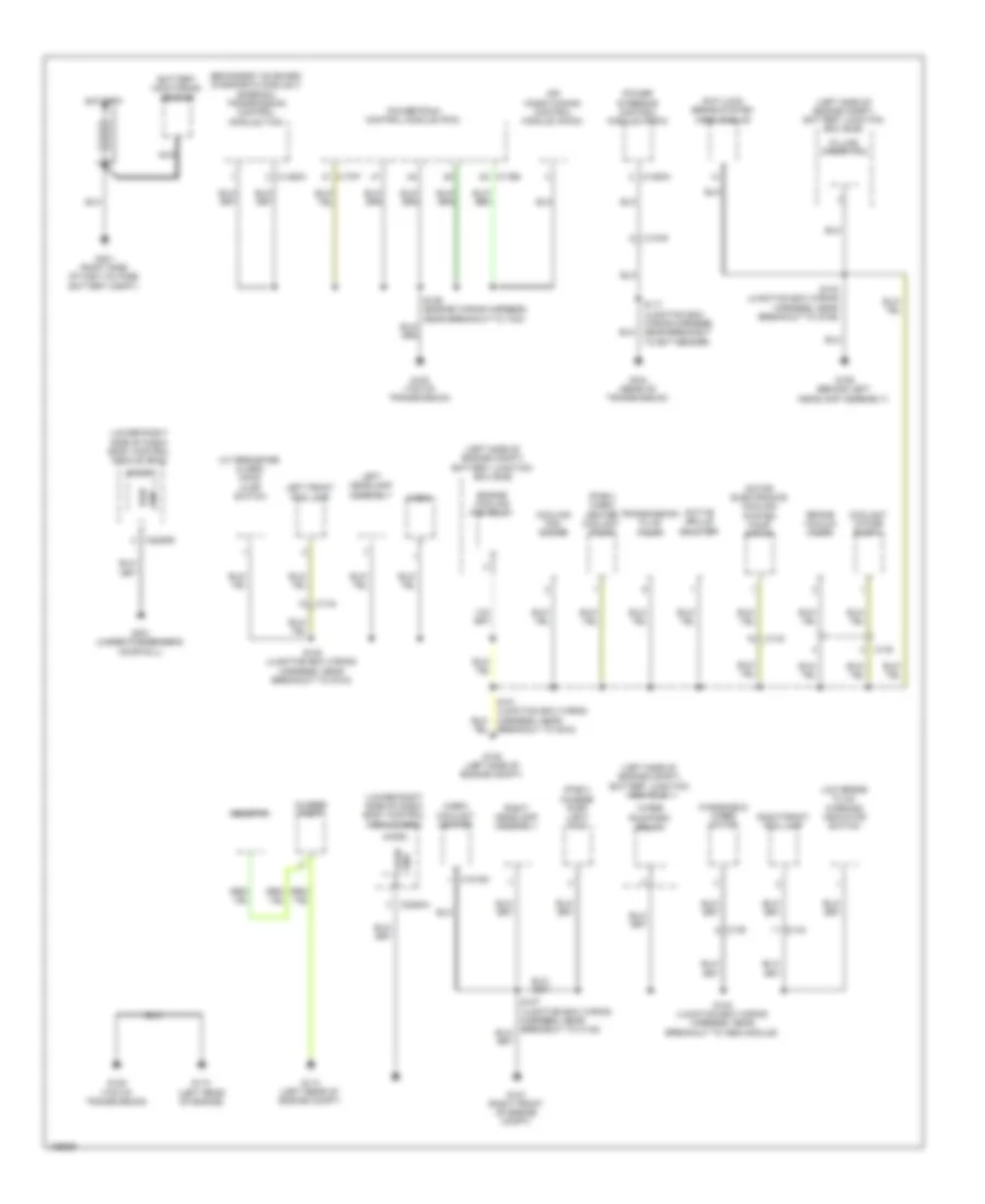 Ground Distribution Wiring Diagram 1 of 4 for Ford C Max Energi SEL 2014